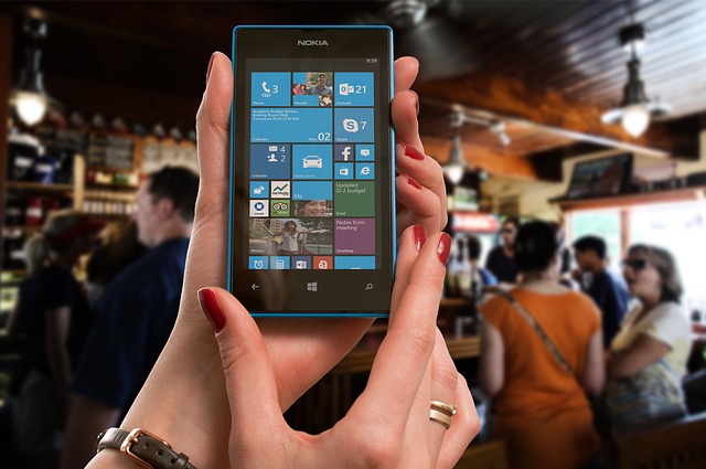 modrá nokia